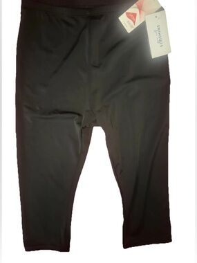 Lycra Swimsuits For All Black Capri Leggings
